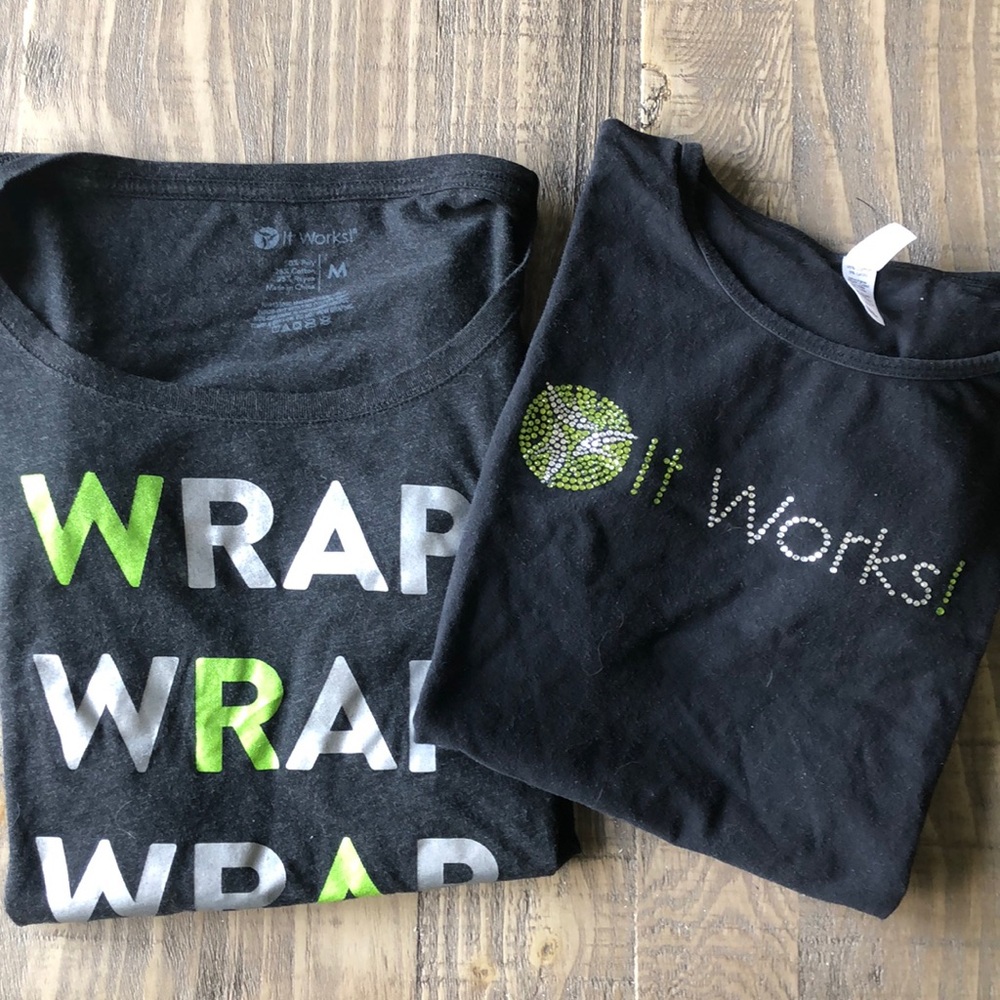 Itworks! T-shirt Bundle. Wrap Wrap Wrap & itWorks